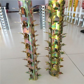 供應居民小區(qū)煤氣管道防盜刺，管道防爬刺 廠家制作